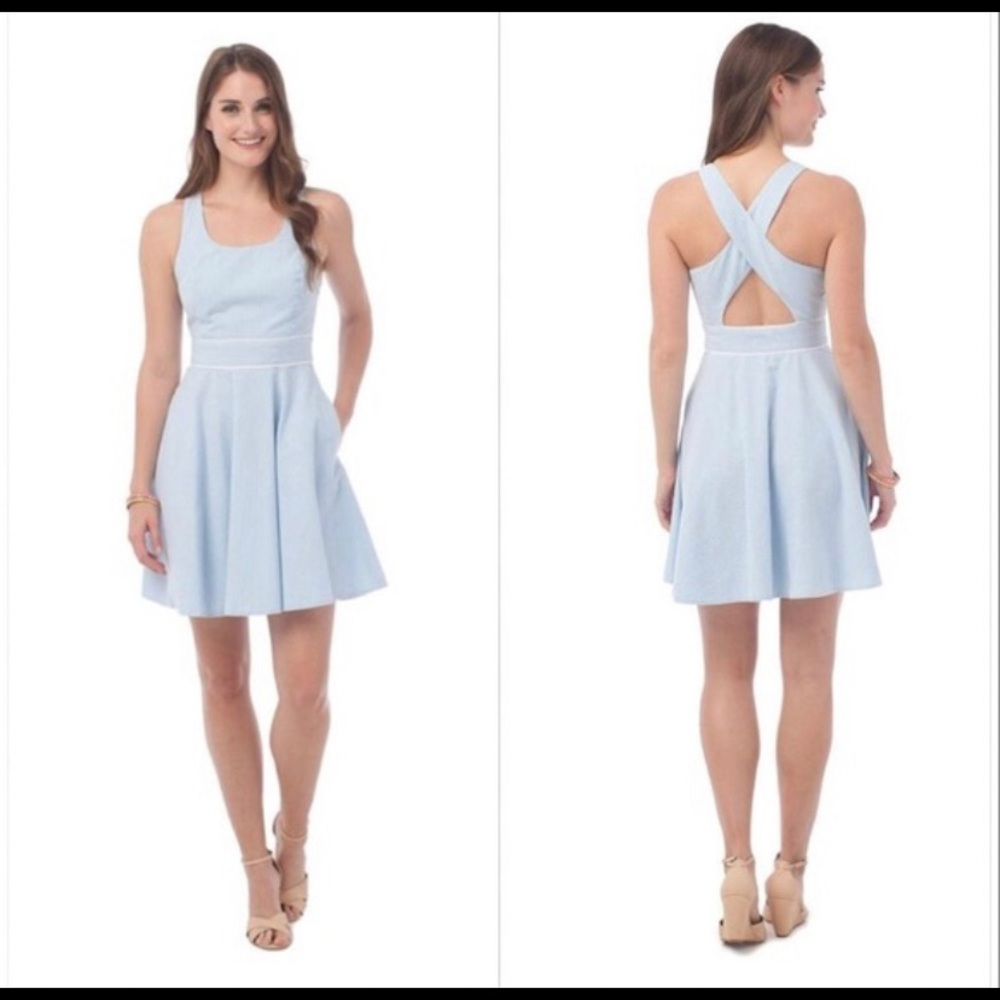 Southern Tide seersucker dress size 2!